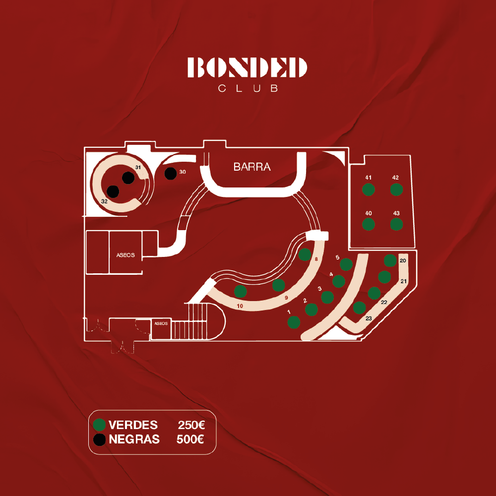 Plano interno de Bonded Club